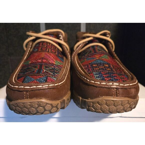 NIB - Reywelt Wallaby Hand Tooled Leather Shoes - Size 9 main image 10